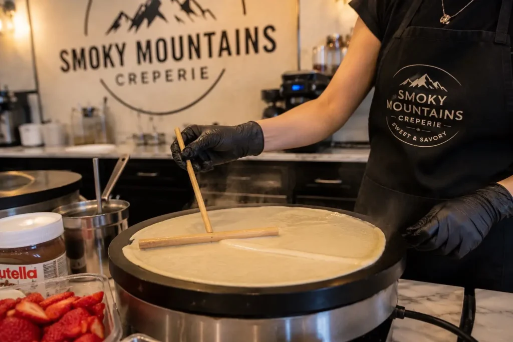 Fresh Crepes Made While You Watch