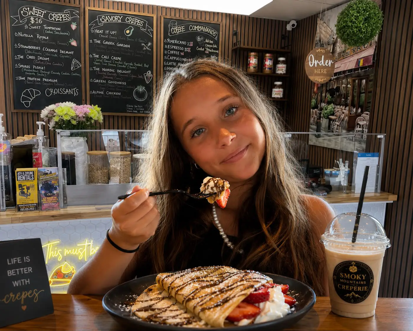 Crepies sweet dessert box