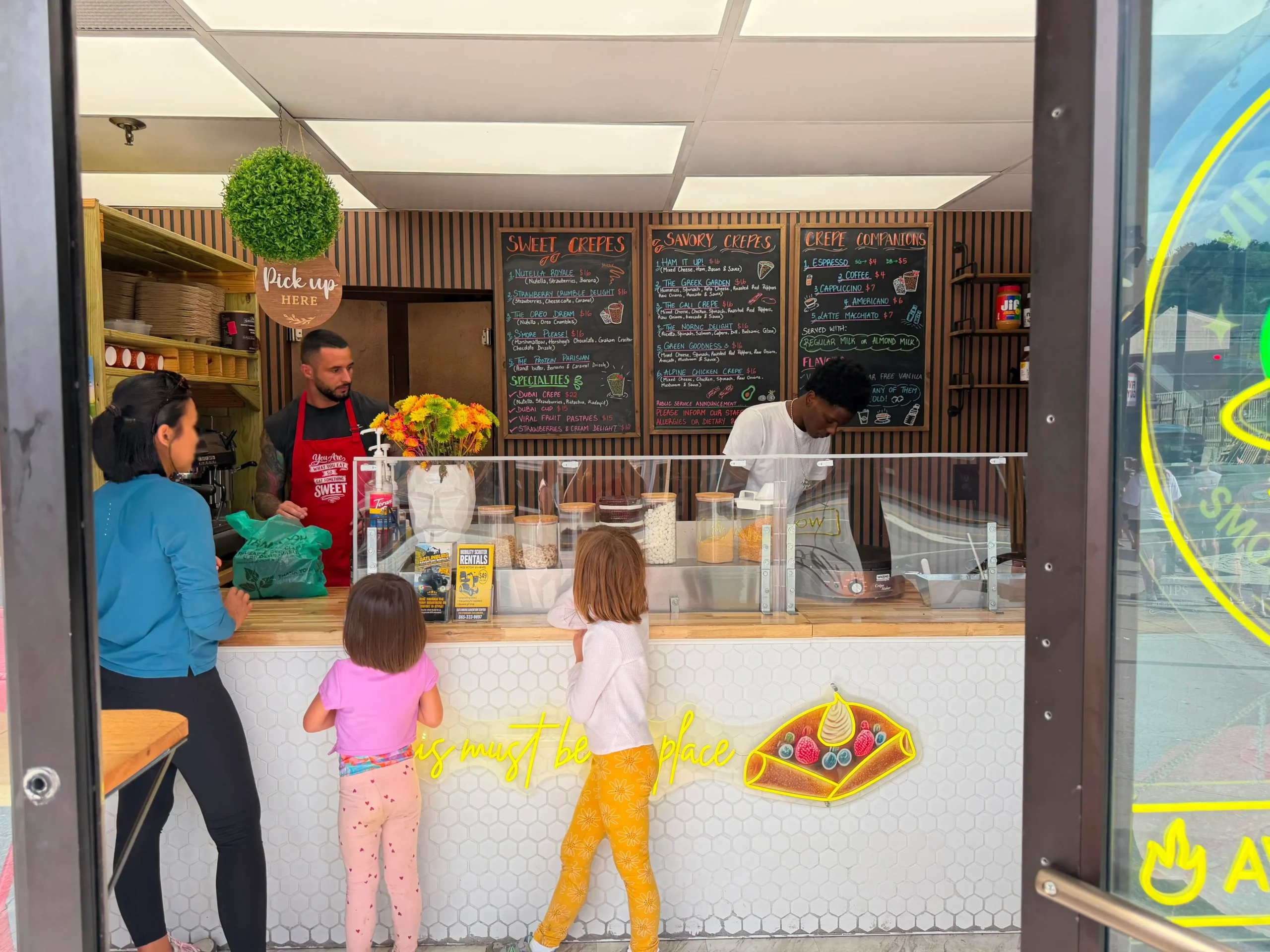 Smoky Mountains Creperie location